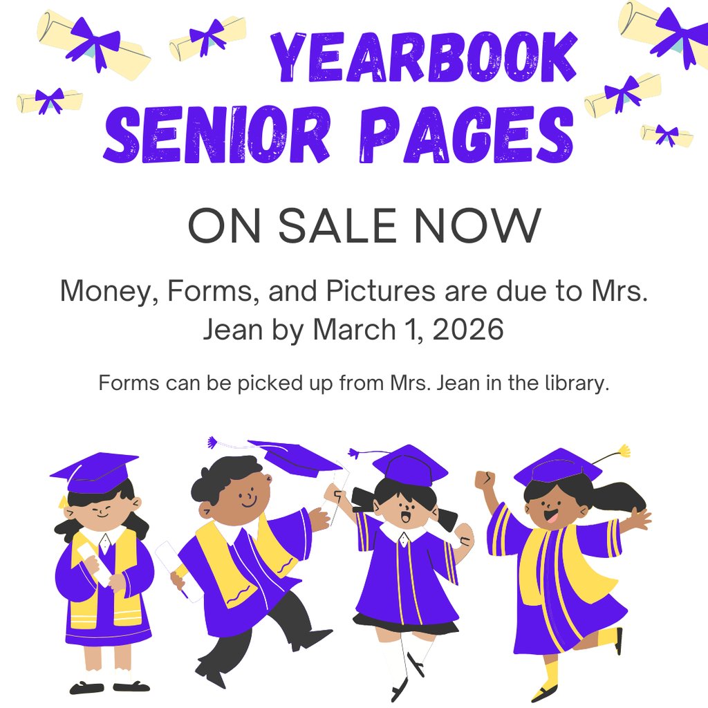 FairviewHighAL's tweet image. Yearbook Senior Pages on sale now.