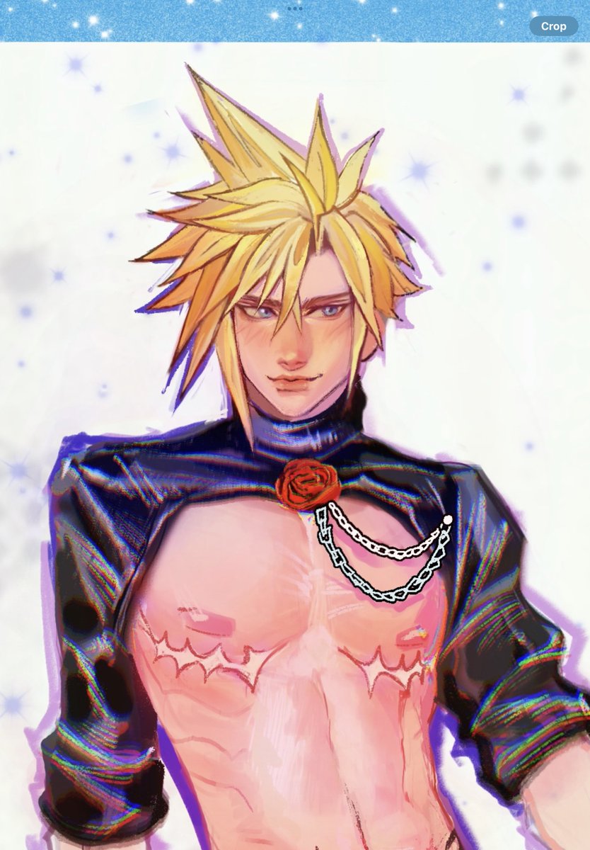 sneak peek for upcoming fanart i am excited share with u guys (..◜ᴗ◝..) #cloudstrife