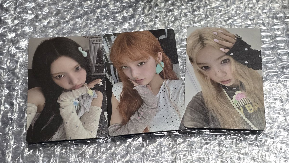 mkrjhan's tweet photo. 아일릿 NOT CUTE ANYMORE
위버스 미공포 포토카드
양도
윤아 모카 이로하
0.2 0.3 0.3 
set 0.6
wts sell dm plz 디엠주세요!

ILLIT photocards
민주 원희
yunah minju moka wonhee iroha https://t.co/bvWF2hXwKO