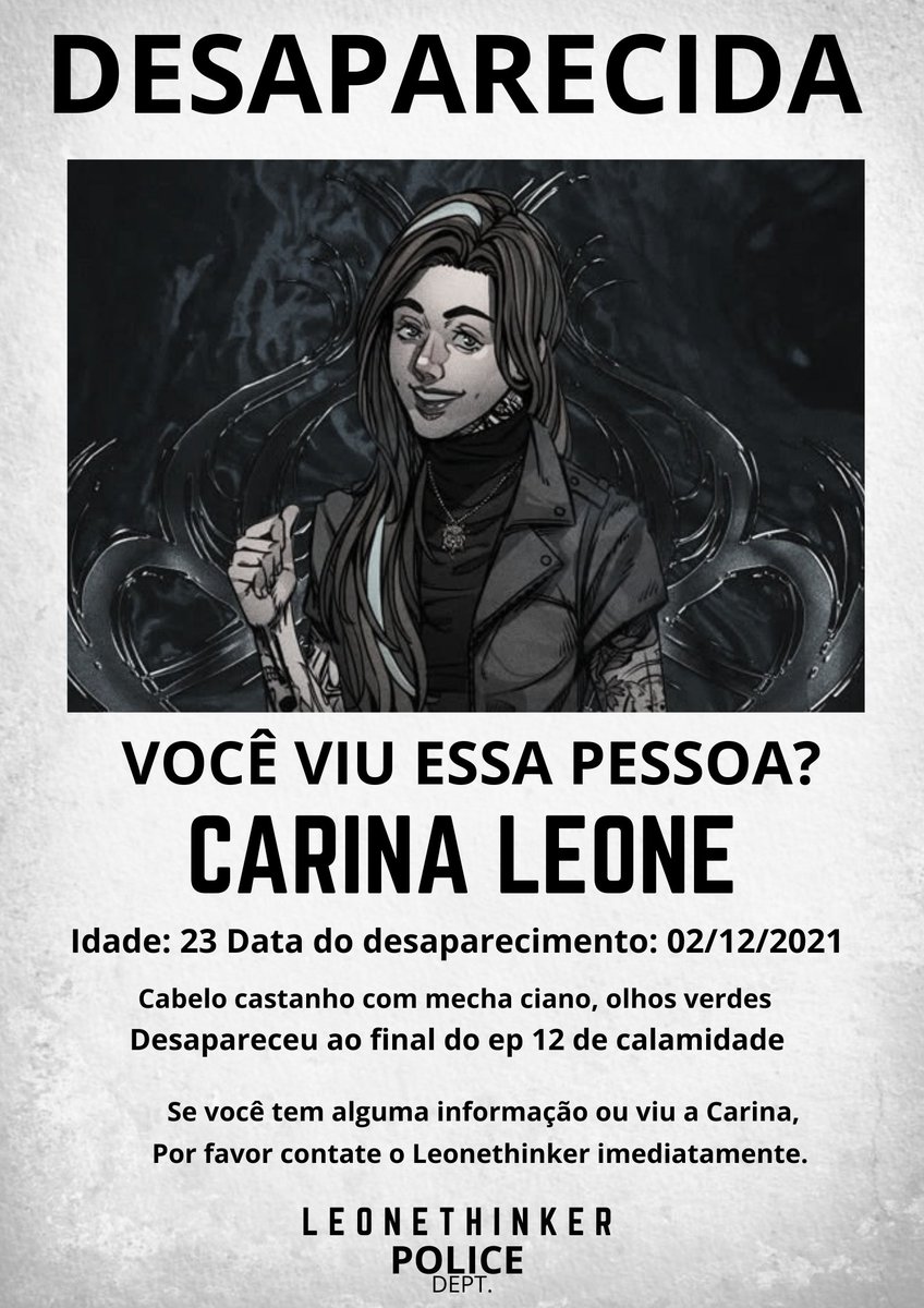 leonethinker's tweet image. ‼️ — PESSOA DESAPARECIDA
qualquer informação favor entrar em contato com as adms.