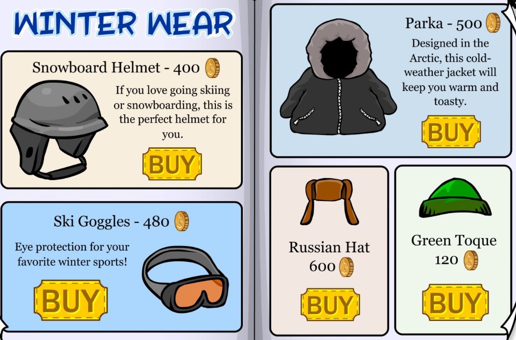 ThatPenguinGame's tweet photo. 19 years ago today, the January 2007 Penguin Style Catalog was released. The Catalog's theme was Winter Wear and Fiesta. https://t.co/gzhvTYDt1f