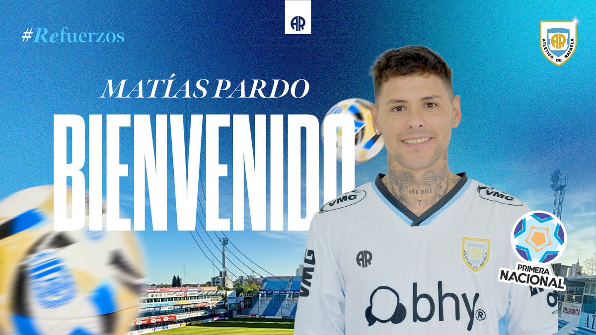 OficialAMSyD's tweet image. #Incorporaciones 2026 ✍

⚽ El delantero Matías Pardo (30), tendrá su segundo paso por la institución.

🔙 Llega proveniente de Patronato de Paraná, con antecedentes en Deportivo Morón, Sol de América de Paraguay, San Martín de Tucumán y Racing de Córdoba.

¡Bienvenido al…
