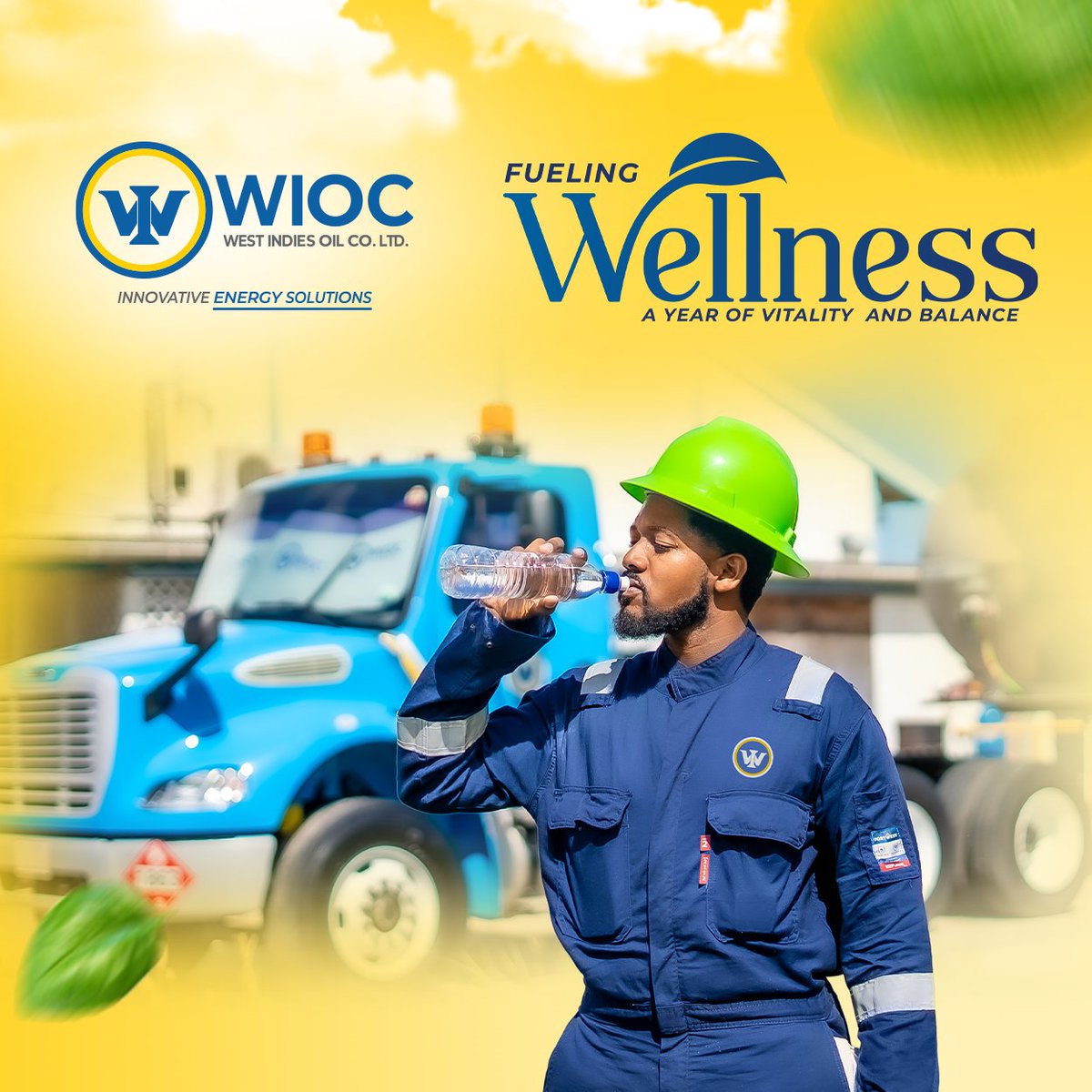 This year, WIOC is all about Fueling Wellness 🧘‍♂️

Fuel your mind and body as you step into the new year. A general goal of 64 fl oz 💦 (8 cups) of water per day helps keep you energised, focused, and ready to perform at your best. 💪

#WestIndiesOilCompanyLimited #AntiguaBarbuda