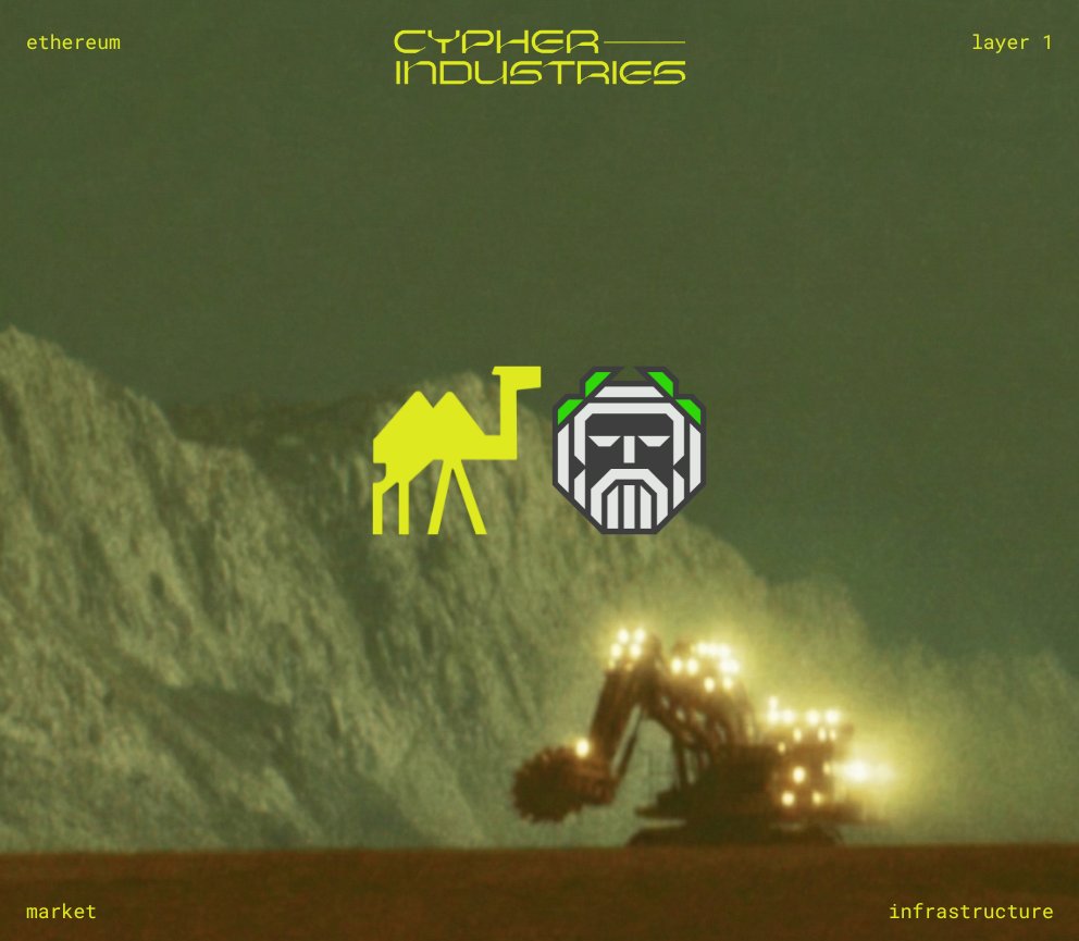 Cypher Industries is partnering with <a href="/plutus_fi_x/">Plutus</a> to bring proven liquidity products to Ethereum Mainnet.

This partnership expands native yield, capital efficiency, and composable liquidity for L1 users.

Return to Mainnet 🧵/1