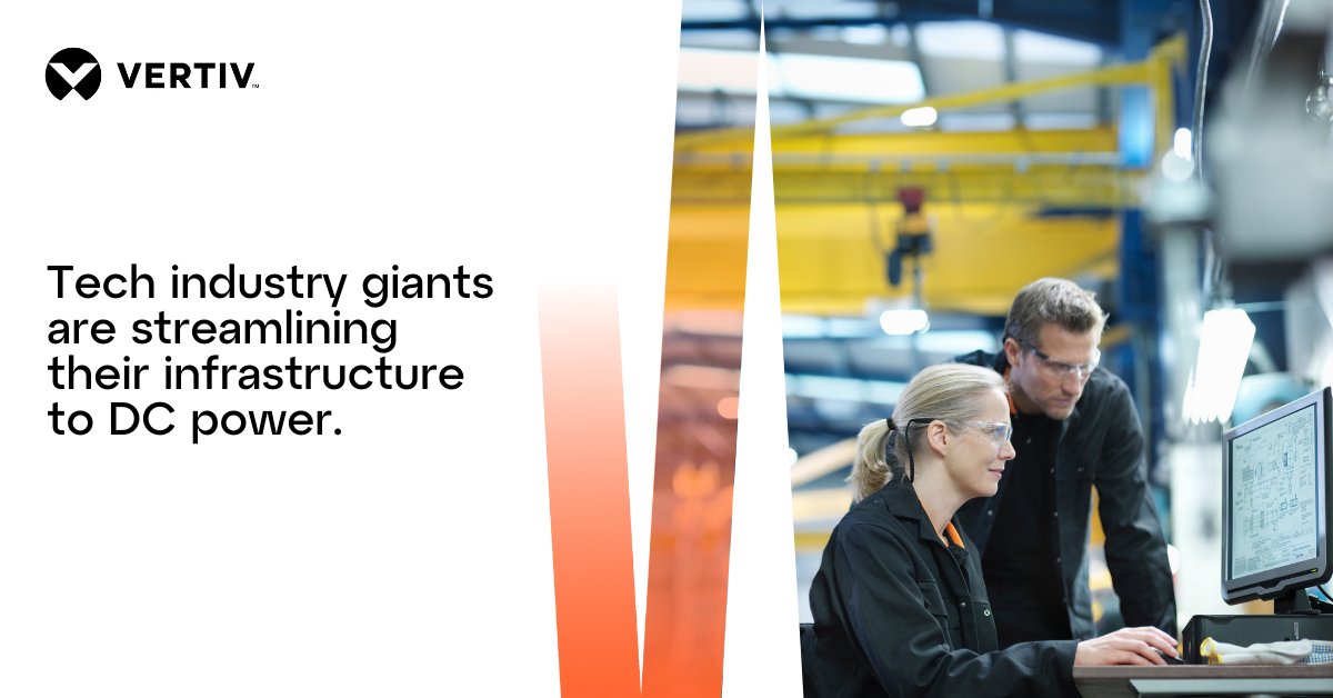 PascaleMagne's tweet photo. Leading tech companies switching to 50V DC distribution have seen up to 30% reduction in power losses. Learn how to optimize energy usage in action from the blog: https://t.co/7598yopK3Y
#VertivSolutions #FutureOfPower #RackLevelPower #DataCenterEvolution https://t.co/ZKFnOV4avY