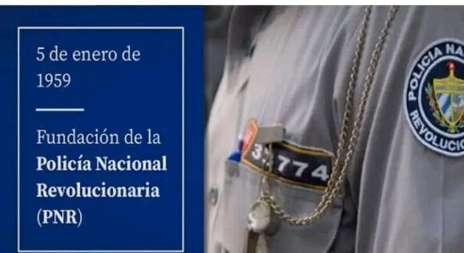 La felicitación y el reconocimiento a todos los miembros de la Policía Nacional Revolucionaria (PNR)...en el 67 Aniversario de su creación, en ustedes verdaderos #HeroésDeAzul son protagonistas de proezas cotidianas en defensa de la seguridad y tranquilidad ciudadana.
#Cienfuegos