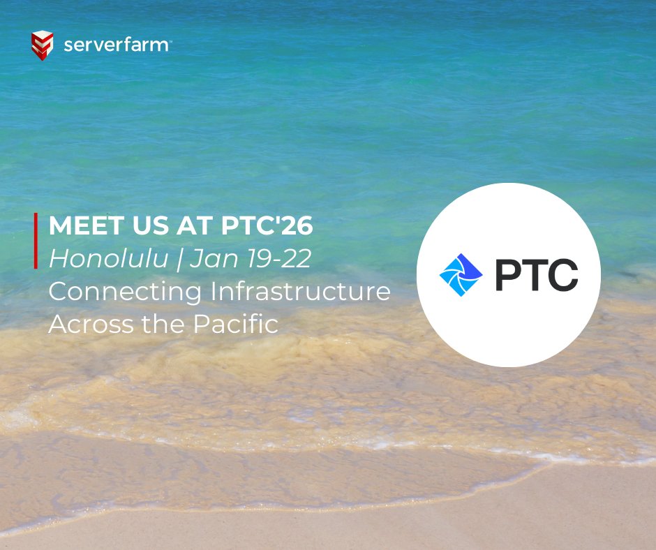 serverfarm_'s tweet photo. 🌺 See you in Honolulu! Serverfarm is at PTC'26, Jan 19-22.

Let's discuss AI-ready infrastructure, sustainable solutions, and the future of Pacific connectivity. 🌴

🔗 https://t.co/WPVJdjQTx7 

#PTC26 #Serverfarm #Hawaii https://t.co/fsOplG09wJ