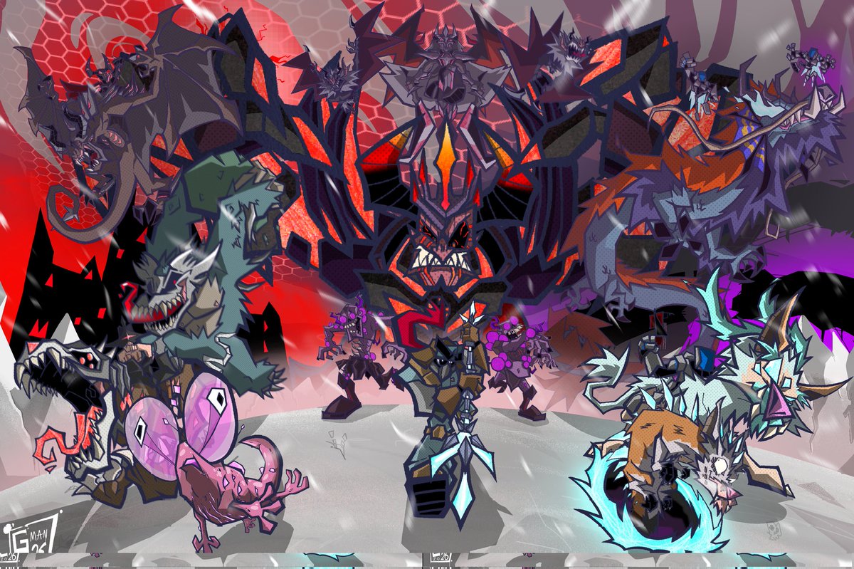 Ark lost colony but its antonblast.

#ARKSurvivalAscended #ARK #ARKart #fanart #antonblast 
(This piece has taken me 2 weeks to finish so i hope you fellas enjoy it as much as i do)