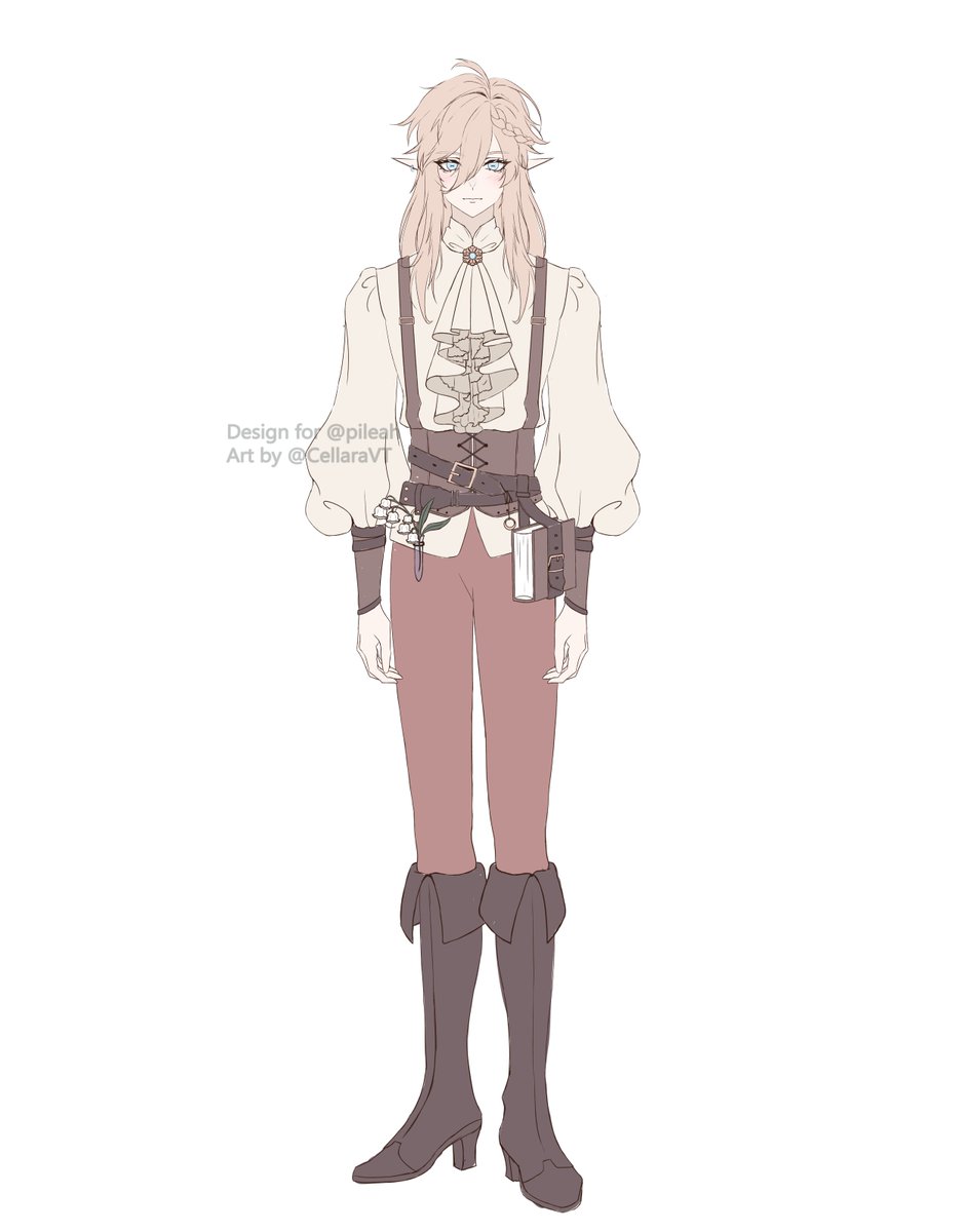 Das Design für @pileah_ ist fertig 🌿
#characterdesign