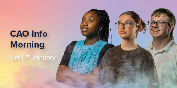 DkIT_ie's tweet image. Join us on campus from 10AM, Sat 17th Jan for the DkIT CAO Information Morning 🎓
Explore courses, meet lecturers, and get expert advice on CAO, DARE, HEAR, Mature Entry &amp;amp; Student Finance.
NI applicants welcome: hubs.la/Q03ZvvWg0
#CAO2026 #LeavingCert #ALevels