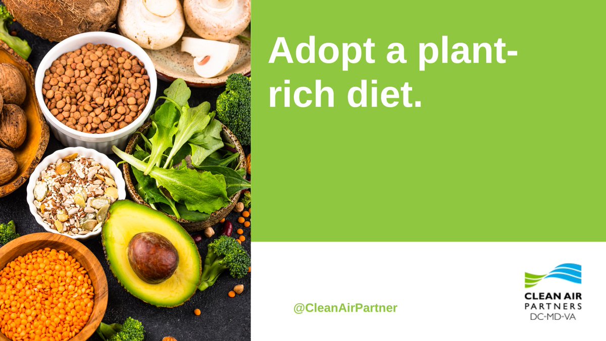 CleanAirPartner's tweet image. Here's some *food* for thought: eating just one vegetarian meal per week equates to saving 1,160 miles of driving #emissions.😮

If you're still working on a New Year's #resolution, try adding more plants to your diet.🥦🌍