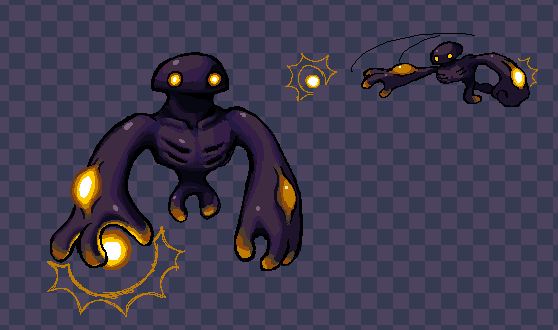 AstroWyrm_'s tweet photo. @SpacelabG hey your dms are closed, are you still looking for a pixel artist? Character sprite animation are my expertise, and looking through your account I think my style would be a great fit. let me know if you're interested, here's a couple examples of my work https://t.co/GIvc6oeEDH