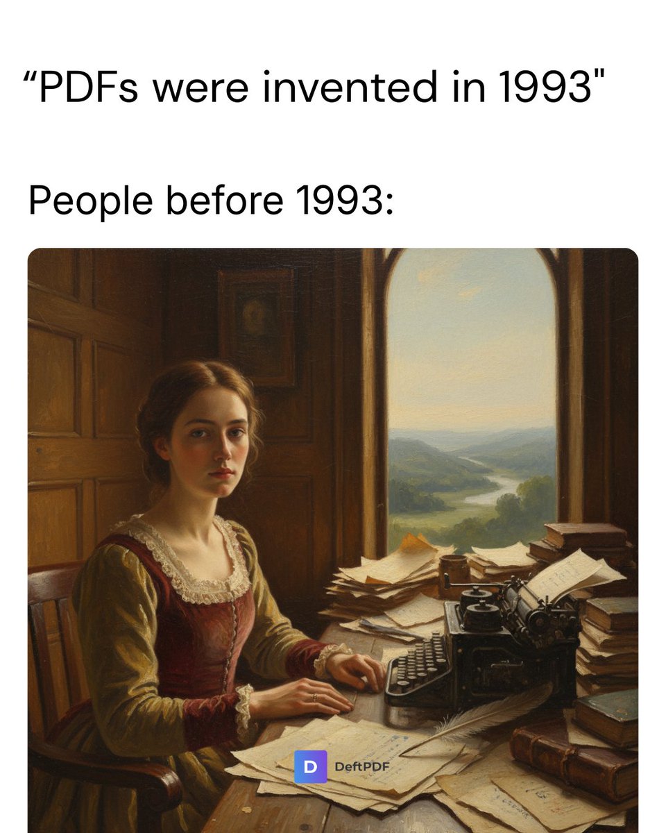 Imagine dealing with documents without PDFs… 😅

Stay organized, work smarter, and keep every file secure and share-ready with DeftPDF. 

deftpdf.com
#DeftPDF #PDFTools #PDFEditor #PDFConverter #DigitalDocuments #PaperlessWorkflow #DocumentManagement