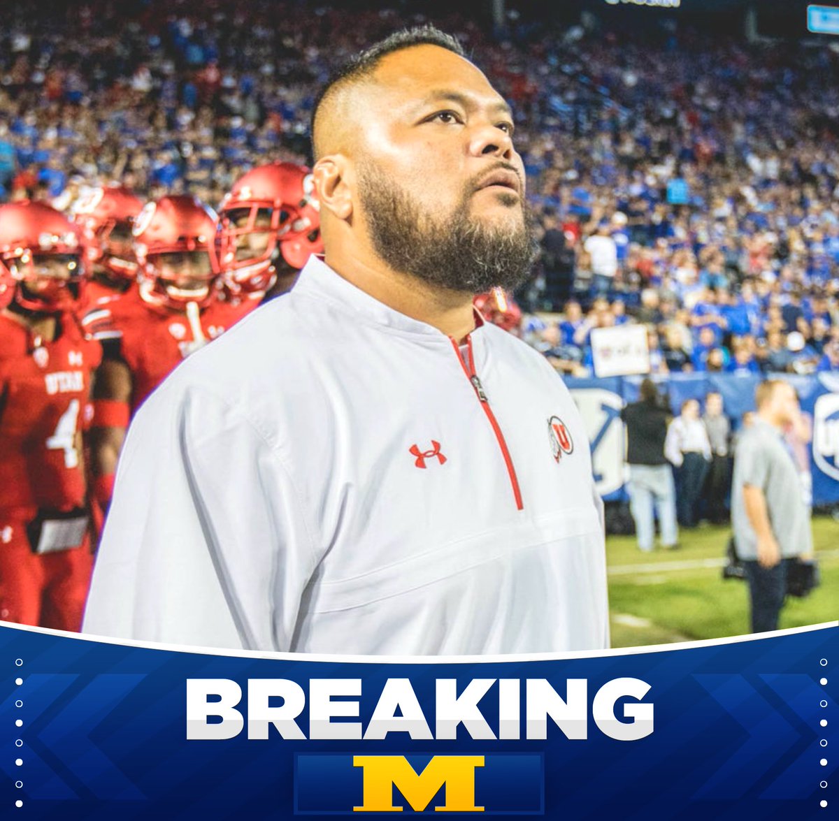 uofmcoverage's tweet image. BREAKING: Michigan has hired Utah Strength &amp;amp; Conditioning coach Doug Elisaia for the same position 

Doug has been the strength coach at Utah since 2006 #GoBlue