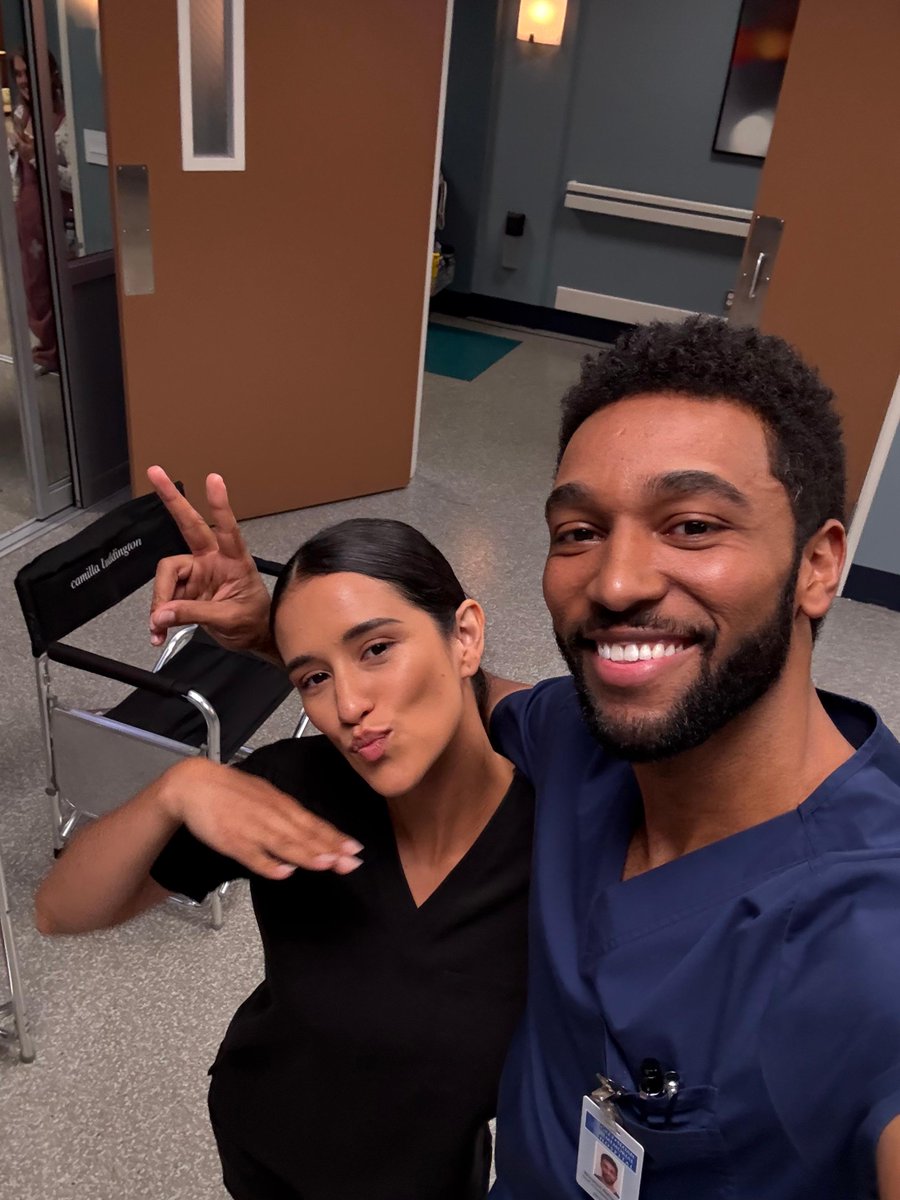 GreysABC's tweet image. Behind The Scrubs 🎬 See you Thursday!