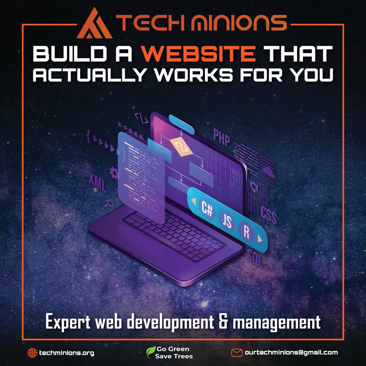Tech_Minions's tweet photo. With our end to end web development and management you get fast &amp; secure website that aligns with your business growth.

Book a Zoom
https://t.co/0mMir2toEv
For more,
Email us: info@techminions.org
https://t.co/MWJPBE7qfU https://t.co/ZL2acmnLpU