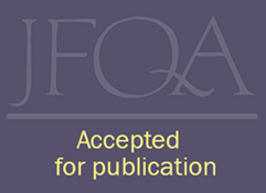 Journal of Financial and Quantitative Analysis tweet media