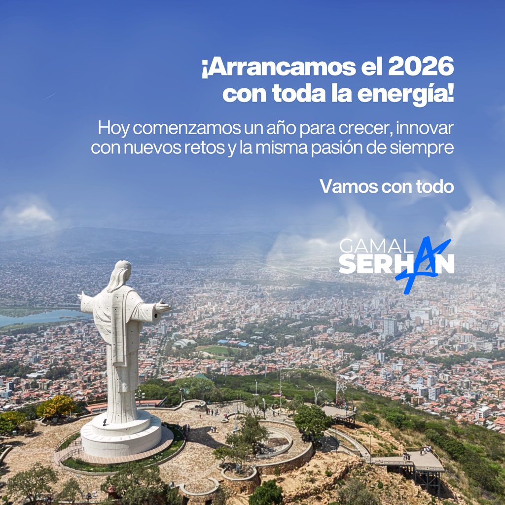 Nuevos retos, grandes oportunidades y muchas razones para seguir avanzando. 

#añonuevo #enero #BuenaVibraParaTodos
#GamalSerhan