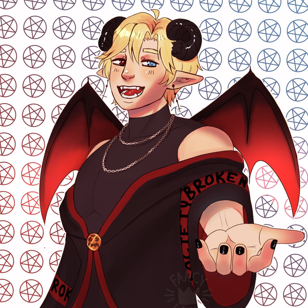 LambFancy's tweet photo. The Devil is real! New year New Devil

Devi art waist up fully rendered

Commissions are open:  https://t.co/1D0yf9tiJQ 

[🌿🌱🦕[[ #art #vtuber #fullyrendered #commission #twitch #streamer🦕🌱🌿] https://t.co/YUqiHV8OVr