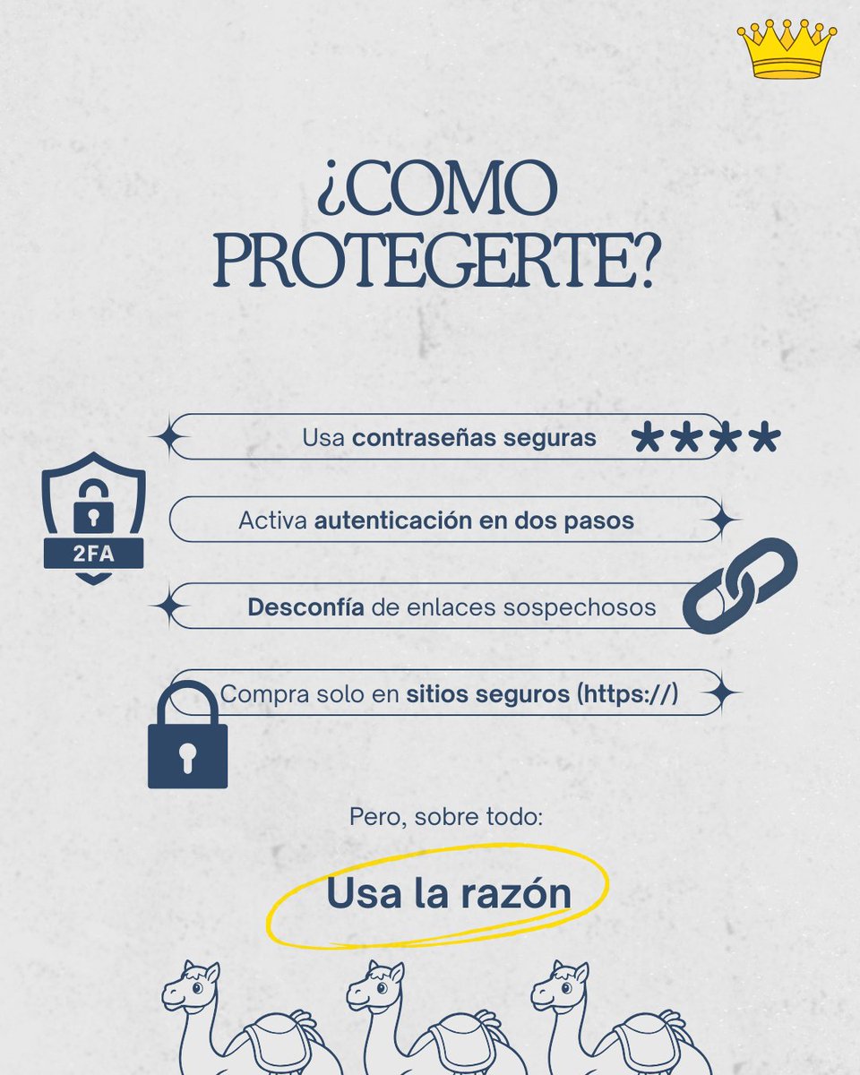 Esta Navidad, que no te regalen ciberestafas 🔐. #ProtegeTusDatos, contraseñas y #CompraSeguroOnline 🎁💻.

incibe.es/ciudadania/blo…