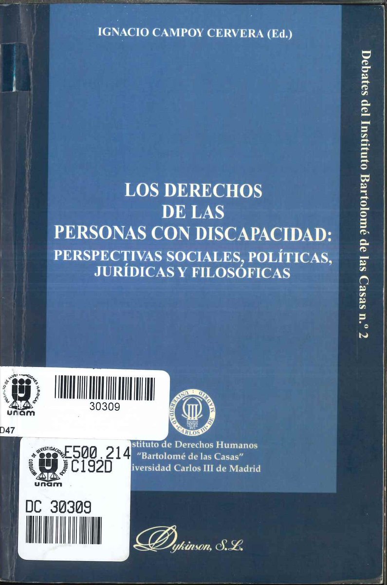 ♿¿Cómo ha cambiado la forma de reconocer los derechos de las personas con discapacidad? Esta obra analiza transformaciones sociales y jurídicas, reflexionando sobre causas y soluciones para garantizar inclusión y dignidad.

Visita la #BibliotecaIIJCarpizo
juridicas.unam.mx/biblioteca-dr-…