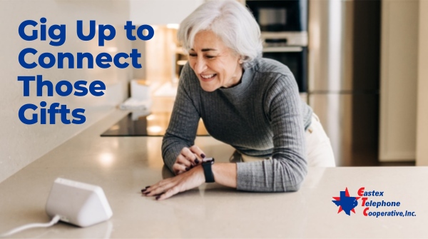 Is your home a little smarter after the holidays? Switch to fiber for gig speeds that can power a house full of new devices! 💻📺🎮