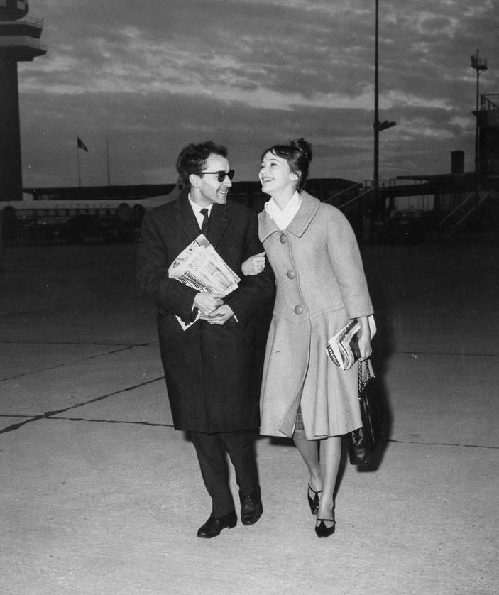 Jopolkadot's tweet image. Jean-Luc Godard &amp;amp; Anna Karina