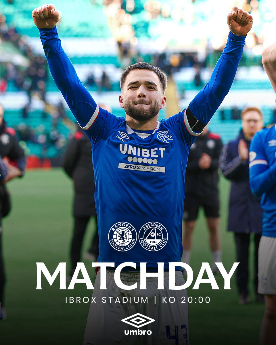 💙 Back Home.

🆚 Aberdeen
🏟️ Ibrox Stadium
⏰ 20:00 (GMT)
📺 Sky Sports
🌍 RangersTV outside UK | rng.rs/4qbJs7y