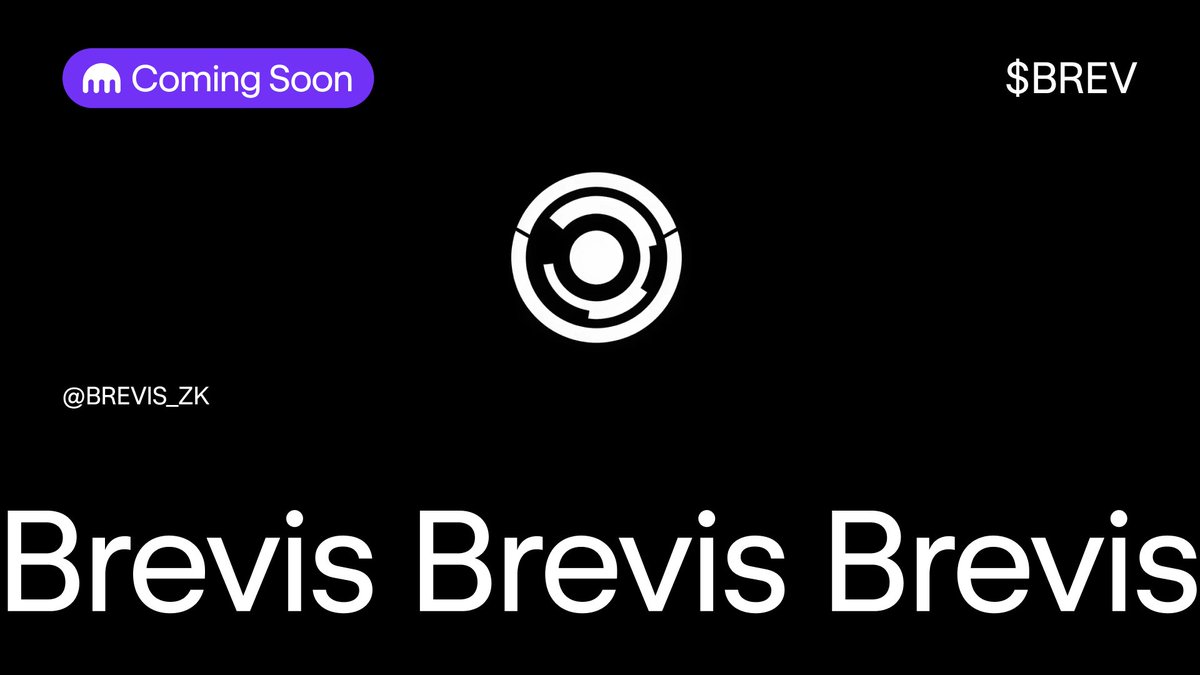 krakenfx's tweet photo. Coming soon to Kraken 

$BREV powers @brevis_zk, a verifiable computing layer that enables complex off-chain computation with instant onchain verification using zero-knowledge proofs

Get ready → https://t.co/17d15mM6ED https://t.co/LJ5EBokirs
