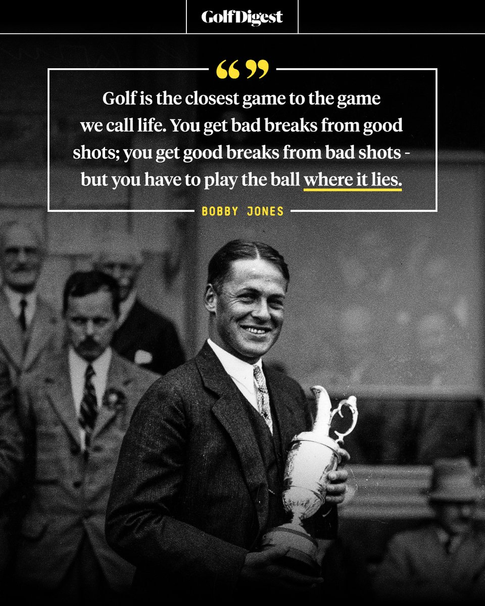 GolfDigest's tweet photo. Golf is full of life lessons. 🙌 https://t.co/8UauH1ufwL
