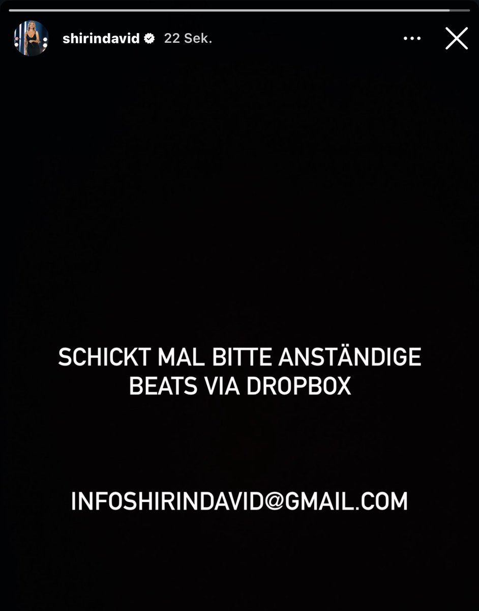 wäre ich produzent hätte ich jetzt herzrasen ! 🔊💕🙂‍↕️ <a href="/ShirinDavid/">Shirin David</a>