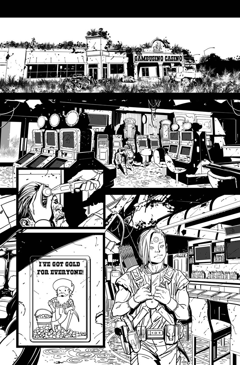 InakiMiranda's tweet image. ARCADIA #2 from @ignitionpress  is out this Wednesday. Here's a little process peak. 
Created and written by my brother @RoyleFlaco  and me. Colors by Eva de la Cruz.