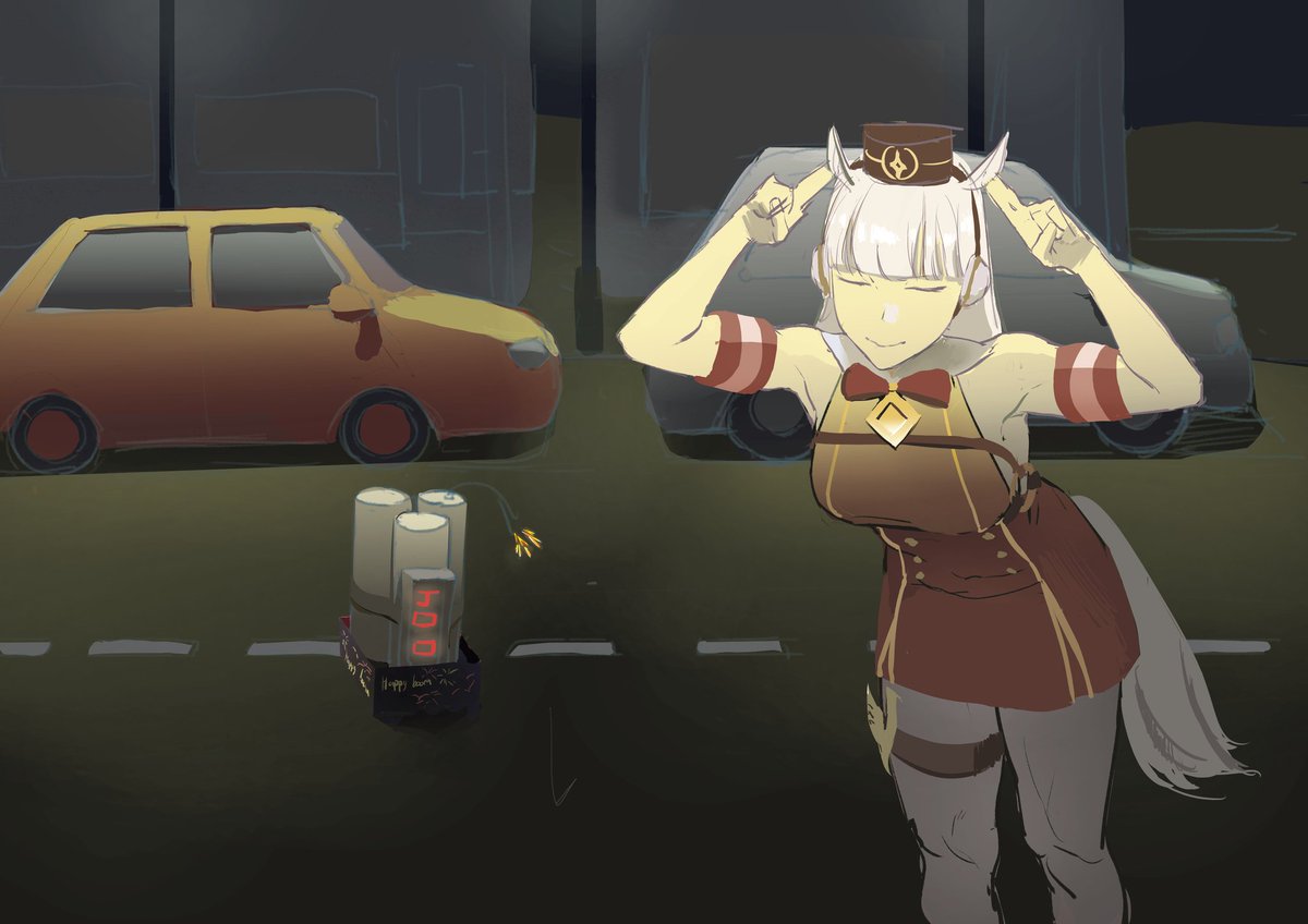bailandsnq's tweet photo. goldship fireworks #umamusume https://t.co/7Z8NYdZ66g