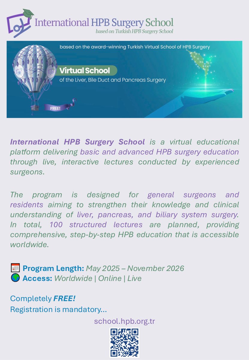 International HPB Surgery School tweet media