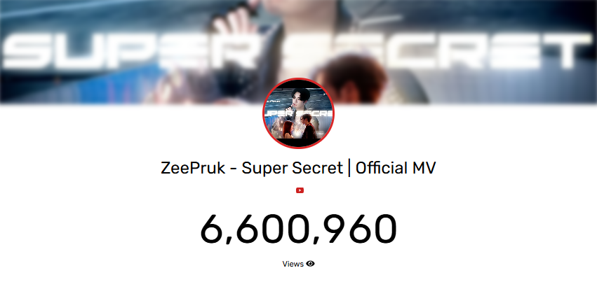 ZEEPRUK SUPER SECRET サイン入り ZEEPRUK SUPER SECRET サイン入り Zee Pruk 1st Single - Super Secret