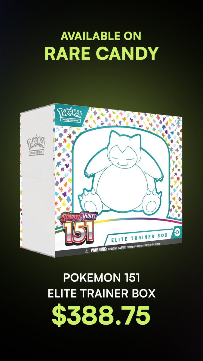 RareCandy's tweet image. Hey did y’all know we have a marketplace built into Rare Candy?

Some sellers have got some older ETBs listed, check em out? 👉👈