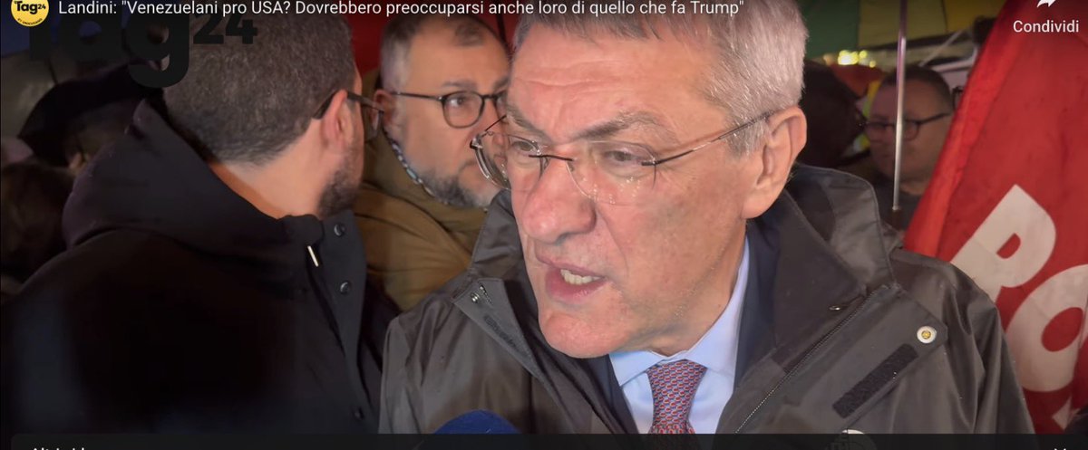 Stasera Landini, segretario della Cgil, ha detto che “anche l’opposizione venezuelana dovrebbe essere preoccupata se nel suo paese arriva uno che può decidere di arrestare un Presidente eletto dal popolo”.
Che credibilità può avere una sinistra che - invece di mantenere ferma una