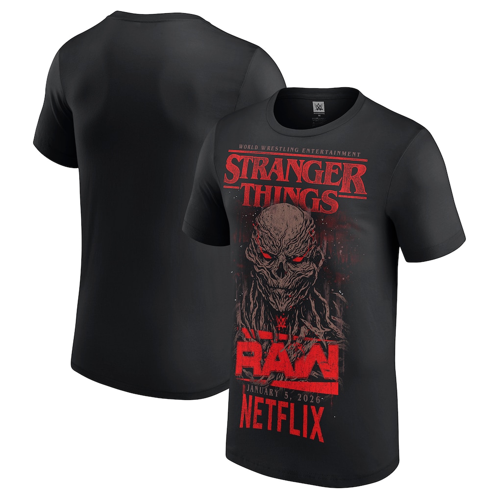 RAW x STRANGER THINGS gear is here ➡️ bit.ly/4jvt143

Don't miss a special #StrangerThings edition of #WWERaw TONIGHT at 8e/5p, LIVE on <a href="/netflix/">Netflix</a>