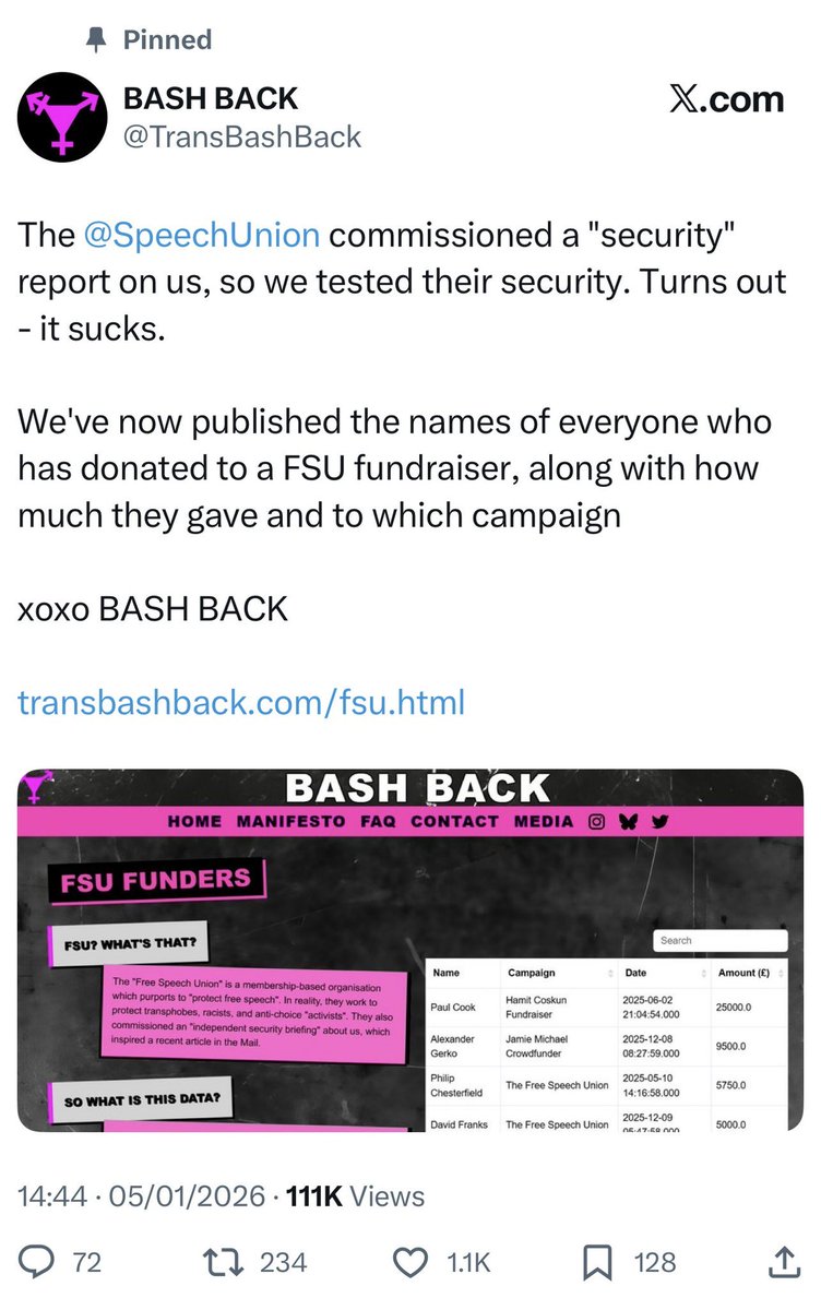 SCynic1's tweet image. We’ve breached the law on data protection, doxxed perfectly decent people who disagree with us, &amp;amp; and are now frantically trying to hide our own identities.