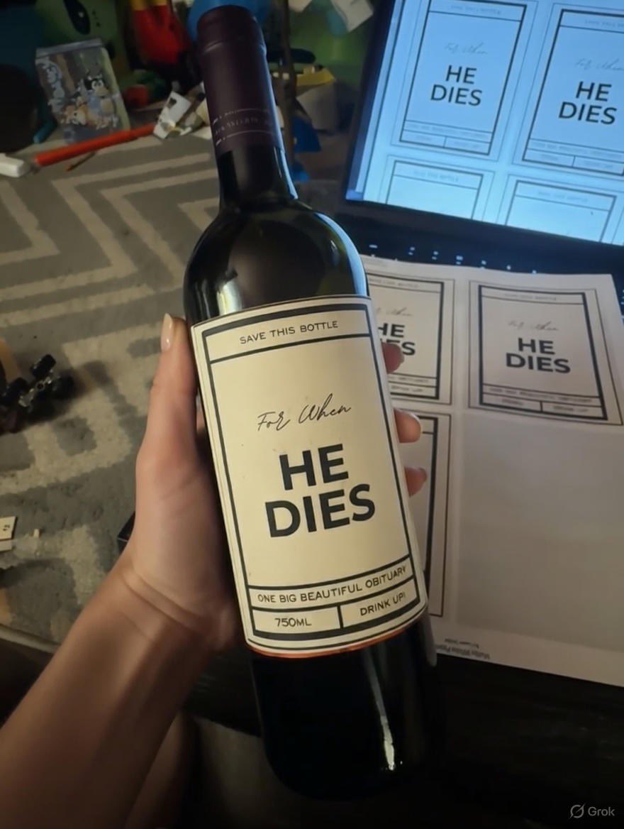 “Decant after headlines.”