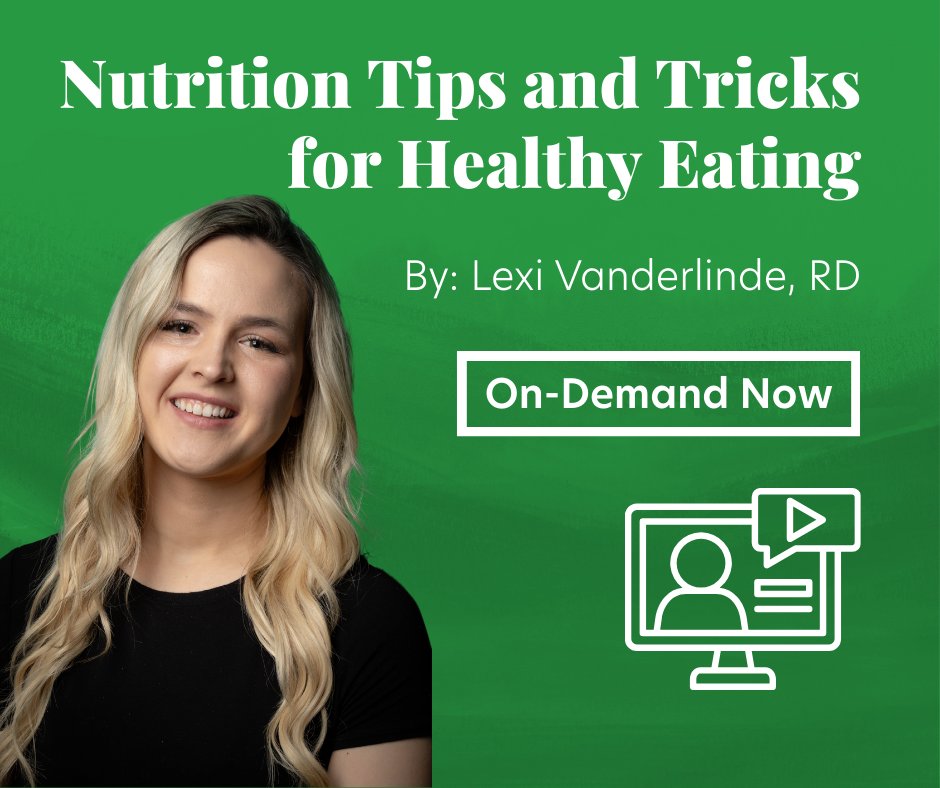 Fuel your body with confidence! 🍎 Join Alexis Vanderlinde, RD, for a free on-demand webinar with simple, practical tips for healthy eating.

📺 Watch anytime: gateway.on24.com/wcc/eh/3726572…

#HealthyEating #NutritionTips #Wellness