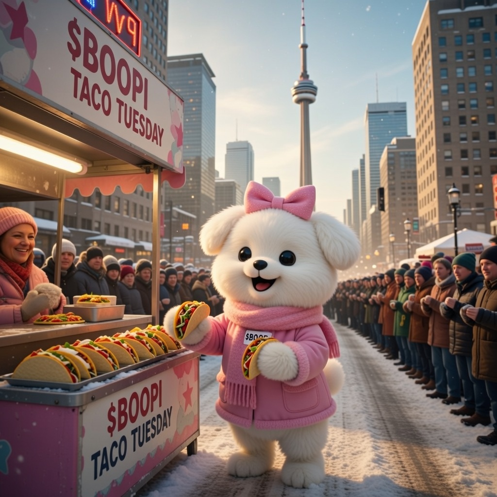 GM $BOOPI MFERS &amp; CT 🌮🐶

Taco Tuesday in the crypto kitchen - slow cook the conviction, add patience for seasoning and let the charts simmer. No rush, no panic… just smart moves and steady hands.

While some are chasing crumbs, others are stacking tacos and positioning early.