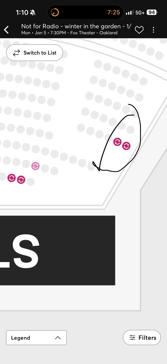 comojio's tweet photo. @NotforRadioHQ selling 2 pit tickets at face value for tonight’s show! https://t.co/hphpujHHxE