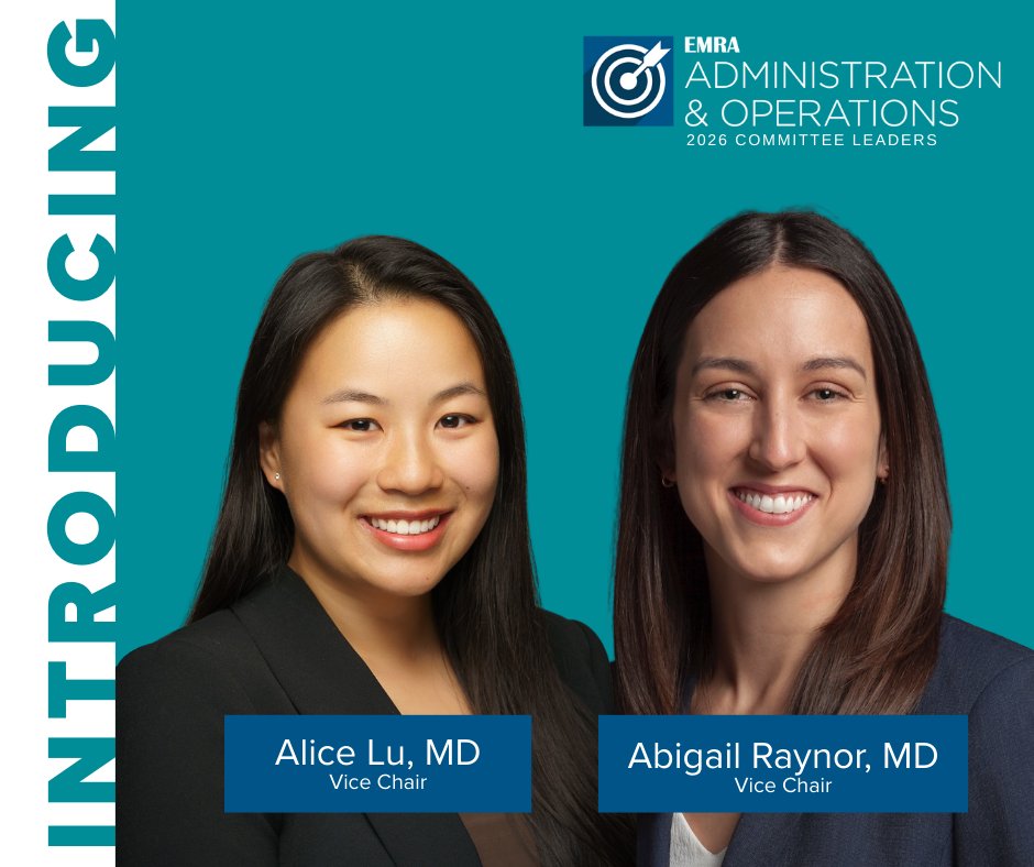 emresidents's tweet image. 🎉 Congratulations to our 2026 Administration &amp;amp; Operations Committee!

We're excited to see the work this team will accomplish over the next year to advance EM and support the EMRA community.

@kevin8chao @_AliceLu

#EmergencyMedicine #EMLeadership #EMRAFamily #Admin #Operations