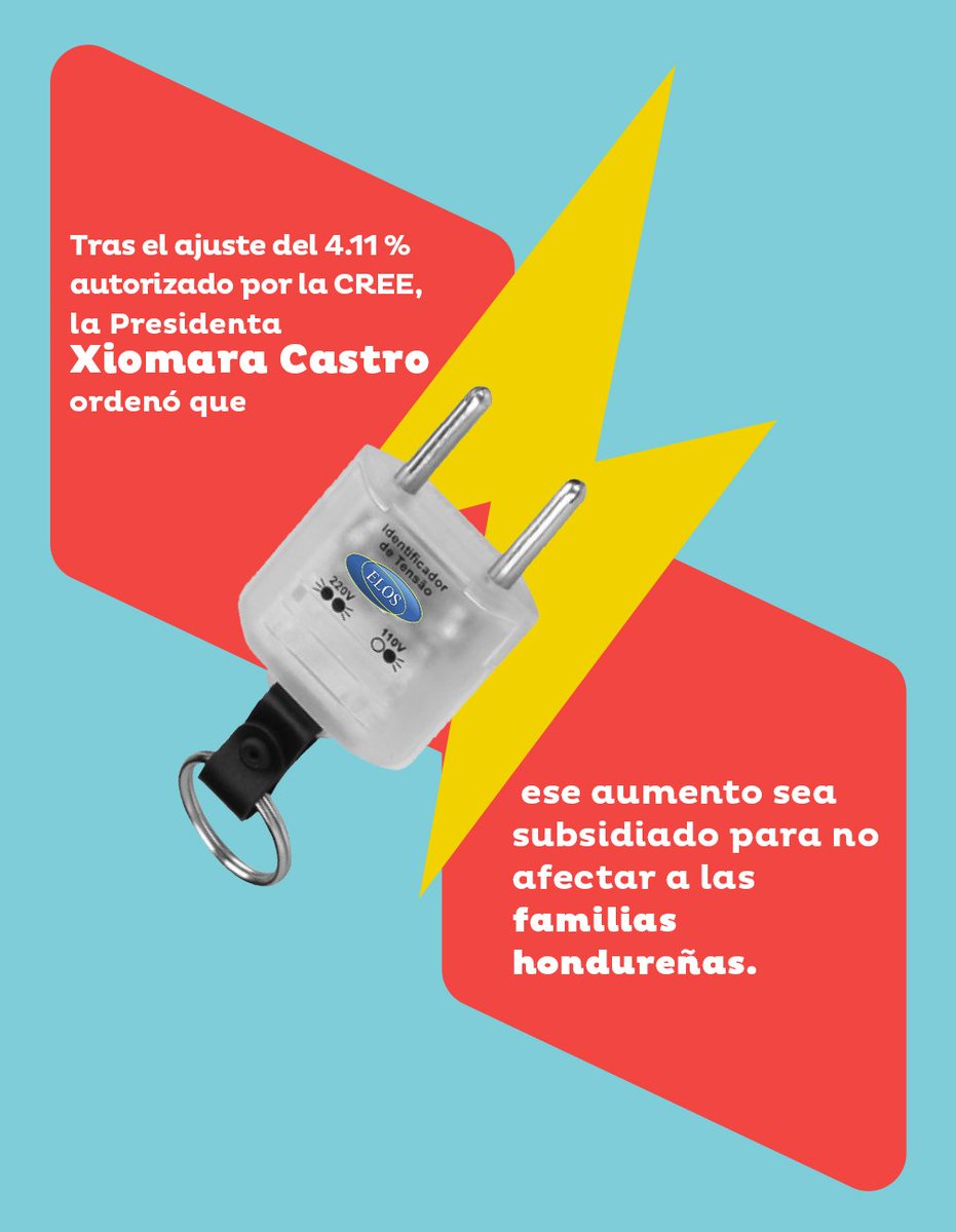 spe_hn's tweet photo. ¿Te enteraste?🤩
Este primer trimestre de 2026, el pueblo NO pagará el aumento en la tarifa energética💡👀 ya que el Gobierno asumirá el ajuste para proteger la economía de las y los hondureños🥳👏🏼

Seguimos haciendo #Revolución ♥️✊🏼 https://t.co/Qoi0sxfK02