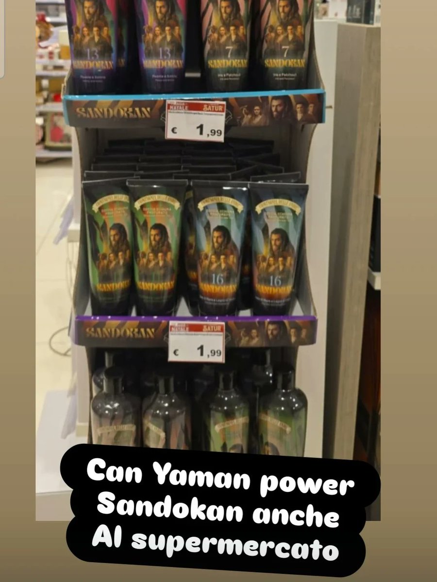 IG sergiofabi2016
Potere di #CanYaman
#Sandokan anche
Al supermercato