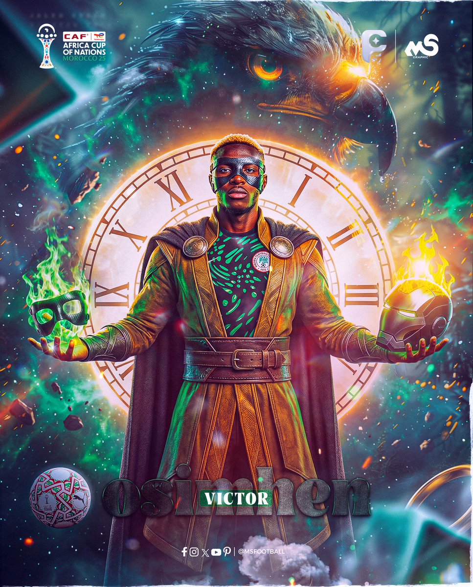 MSFootball12's tweet image. The Green Eagle #Victor_Osimhen is at the height of its brilliance!🦅💚

#smsports #sportsdesign #footballdesigns #victor #osimhen #nigeria