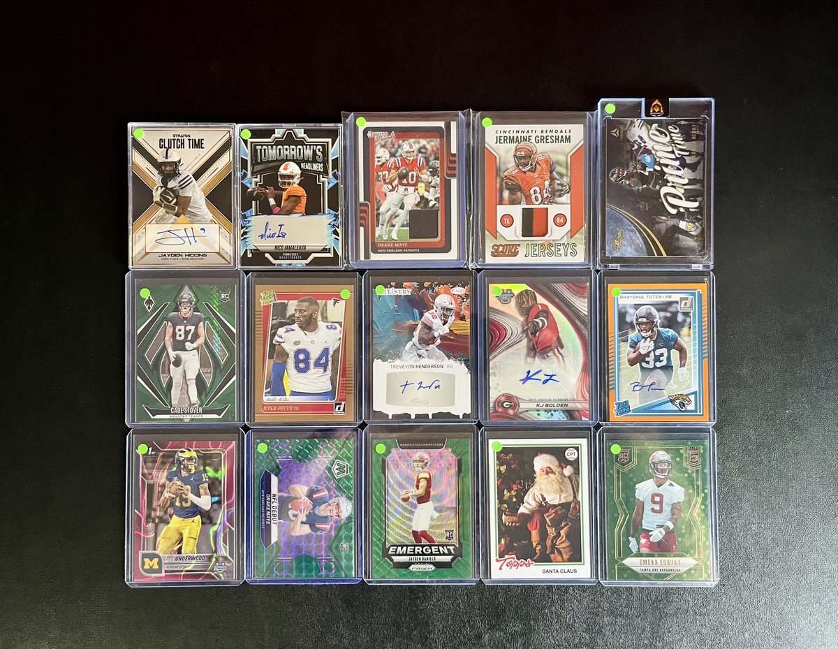 SpeshSportsTM's tweet image. All For Sale
🟢 = $10

+shipping

@TheHobby247 @HobbyRetweet_ @SportsCardDeals @westcards28 @Mock10Breaks @84baseballcards @linkmycard @sports_sell
