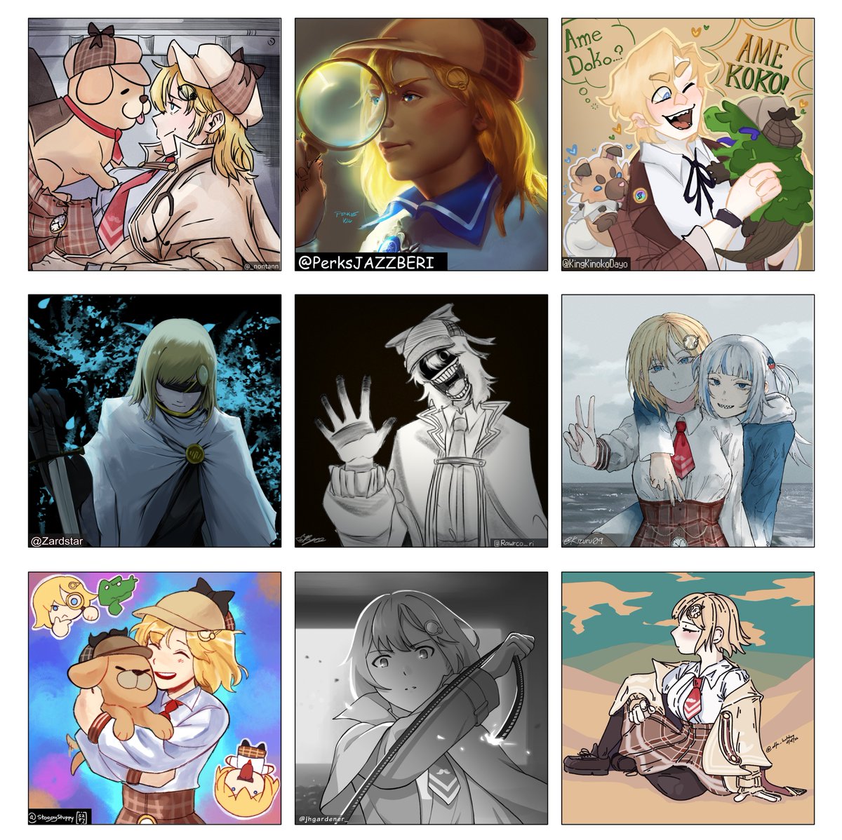 RenShifter's tweet image. HAPPY BIRTHDAY AME!!! All the best birthday art for the best detective in all timelines!!

#ameliaRT