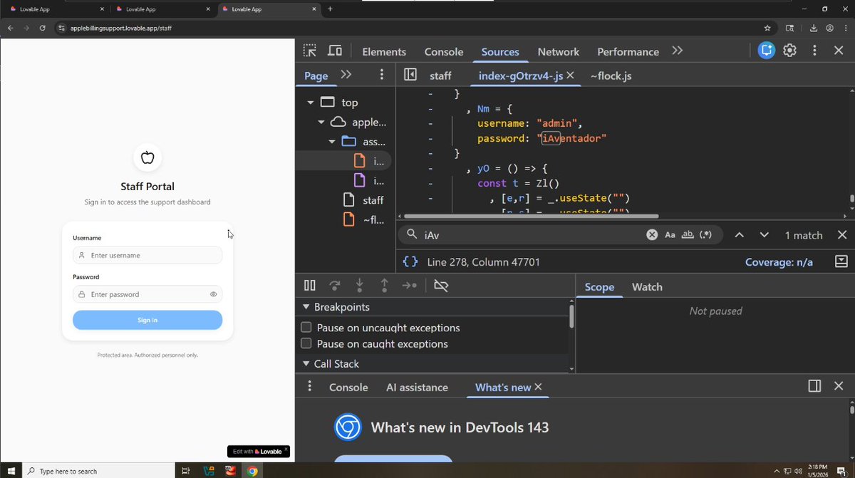 What a crazy stream today! Tons of crazy calls and even logging into a scammers AI made website with the hardcoded username and password!

Scammers really are IDIOTS!